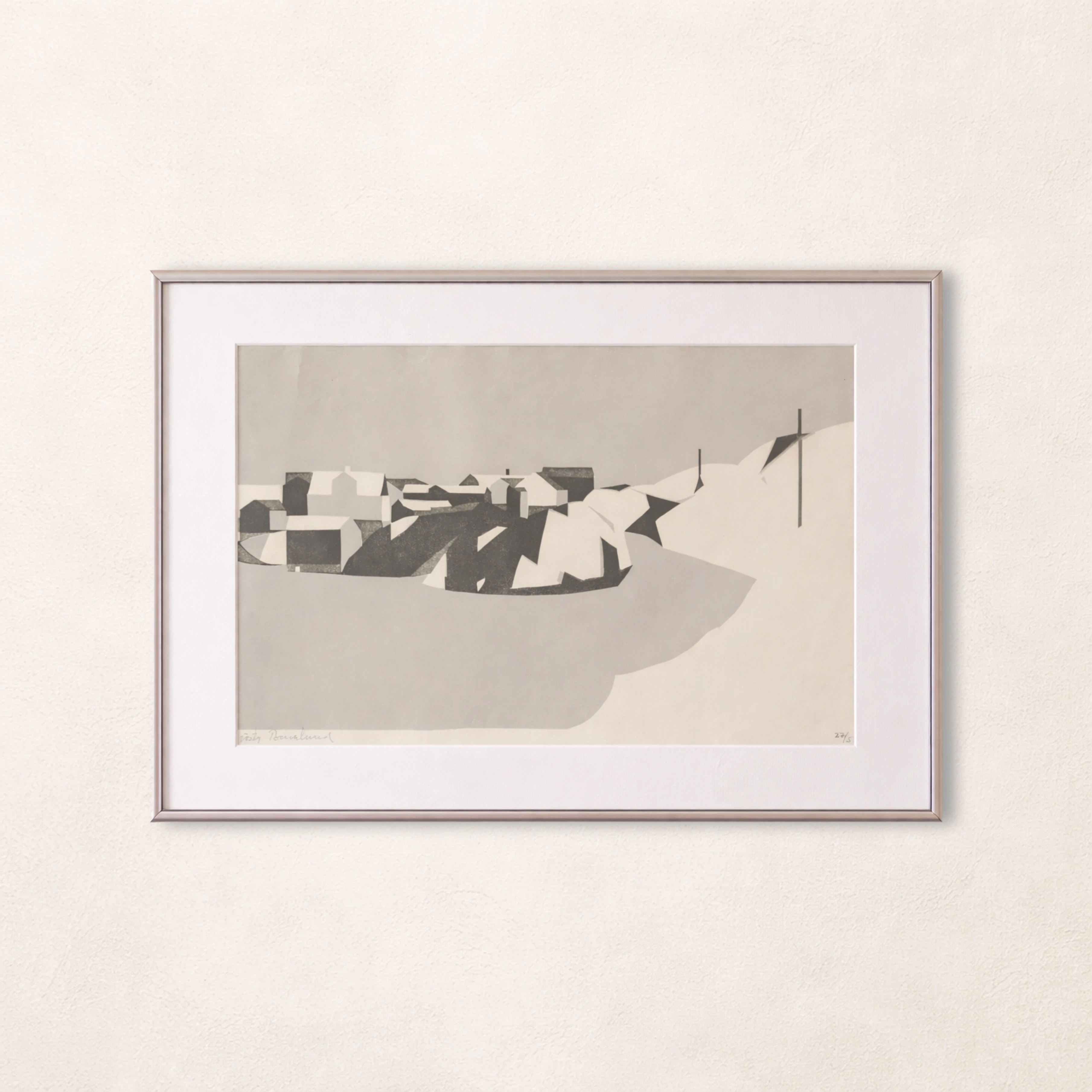 Gösta Backlund Winter Landscape Print