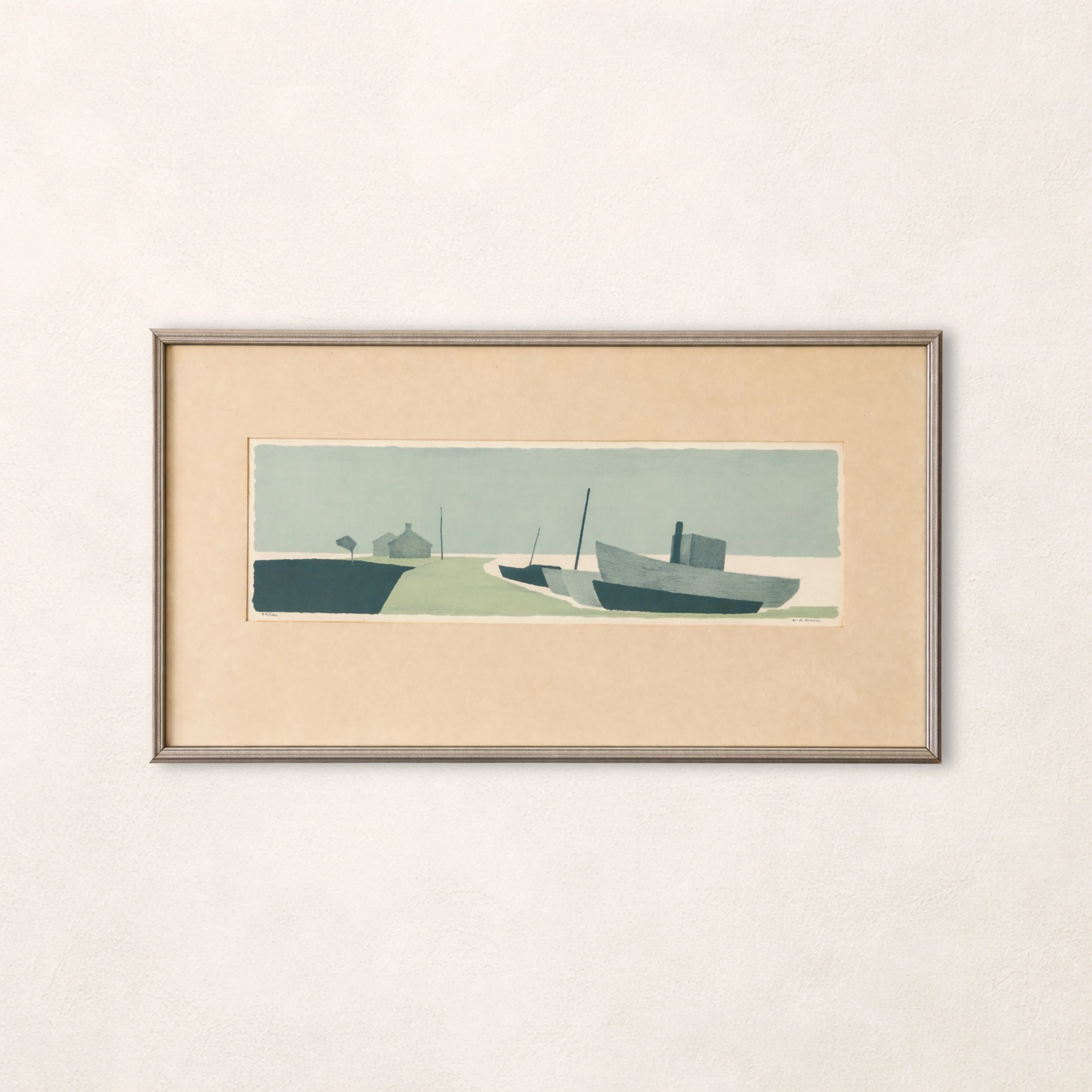 K-A Dahl Seaside Framed Print